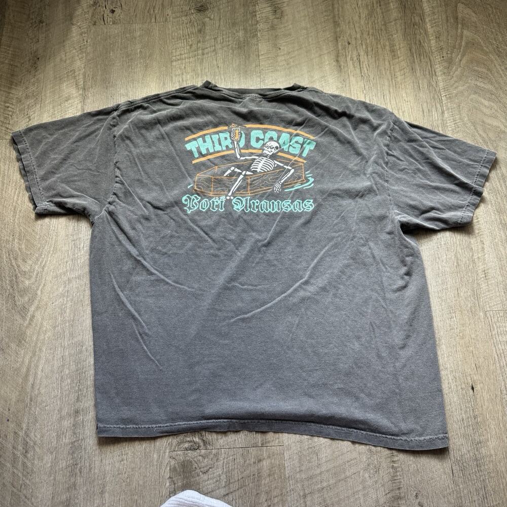 Comfort Colors Third Coast Port Aransas T-Shirt Mens 3XL Vintage Wash Texas